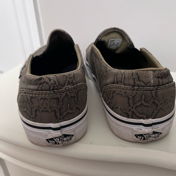Vans Snake Skin Pattern Slip-On Shoes - Picture 10 of 12
